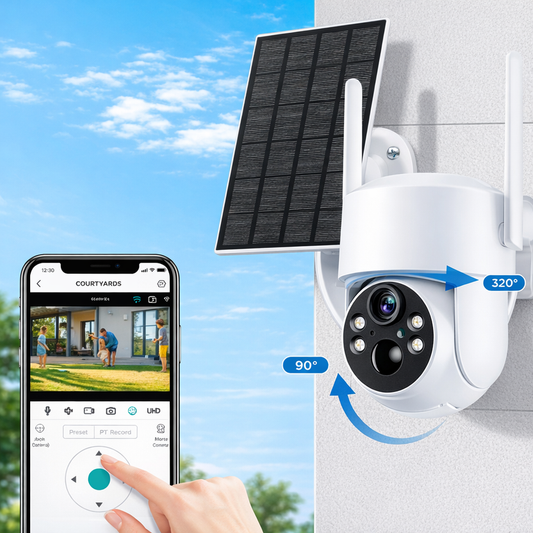 Cámara Solar Energy Vision 4K – 100% a Prueba de Apagones y Sin Facturas de Luz