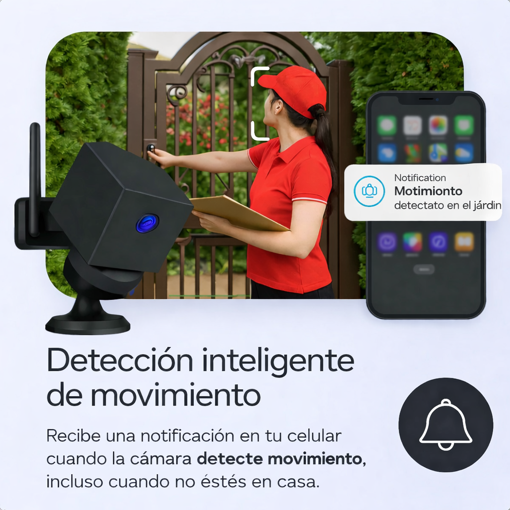 SafeCam Pro | Protección 24/7 – Funciona sin Internet ni electricidad