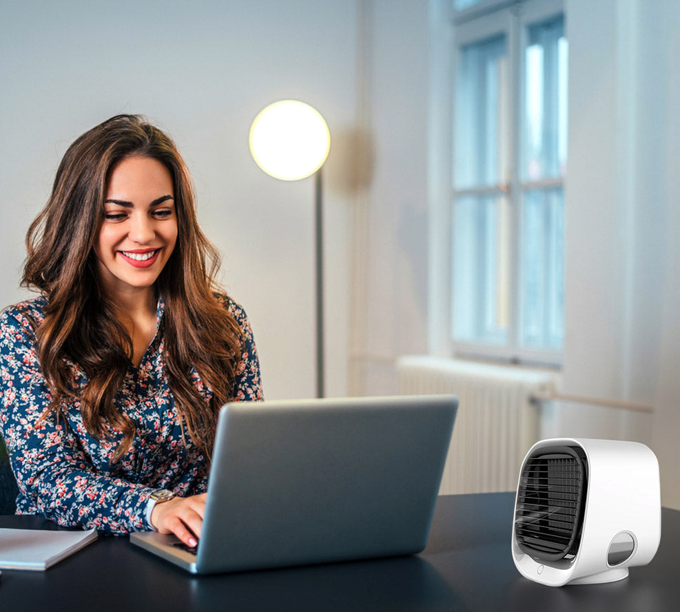 Climatizador Portátil Silencioso y Económico - Enfriador Premium