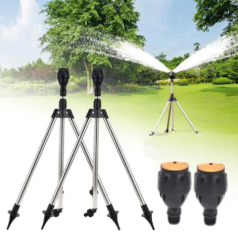 Trípode Giratorio de 360° para Riego Automático - AquaFlow