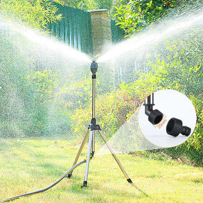 Trípode Giratorio de 360° para Riego Automático - AquaFlow