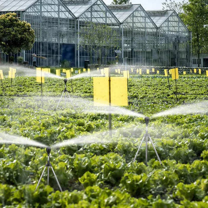 Trípode Giratorio de 360° para Riego Automático - AquaFlow