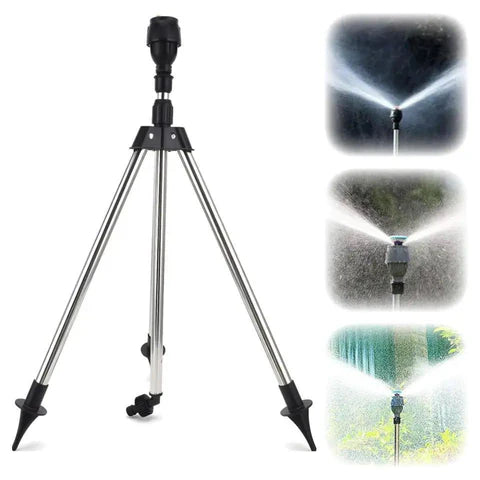 Trípode Giratorio de 360° para Riego Automático - AquaFlow