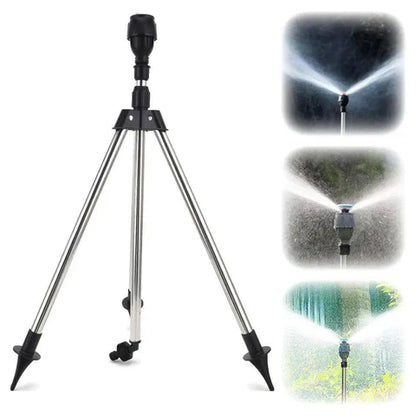 Trípode Giratorio de 360° para Riego Automático - AquaFlow