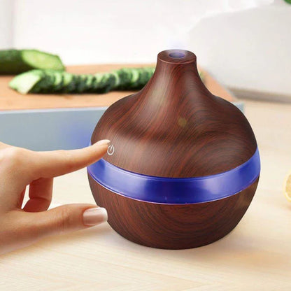 Humidificador y aromatizador de aire ultrasónico USB con LED