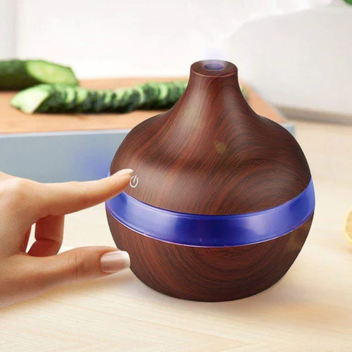 Humidificador y aromatizador de aire ultrasónico USB con LED