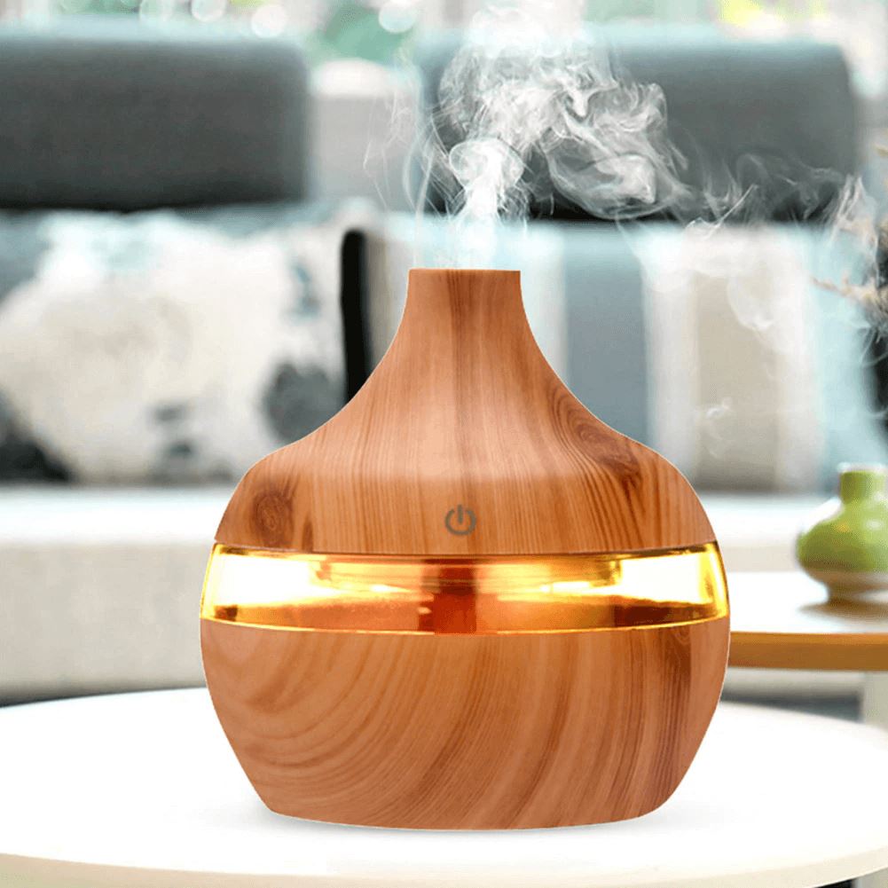 Humidificador y aromatizador de aire ultrasónico USB con LED
