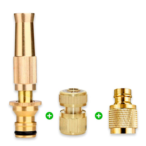 Kit Completo de Boquilla de Alta Presión para Manguera Regulable para Limpieza