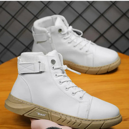 Botas Chukka Ortopédicas De Cuero Genuino