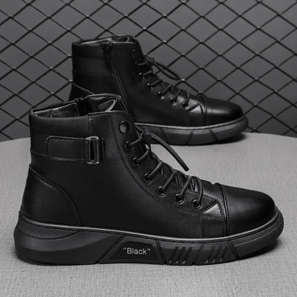 Botas Chukka Ortopédicas De Cuero Genuino