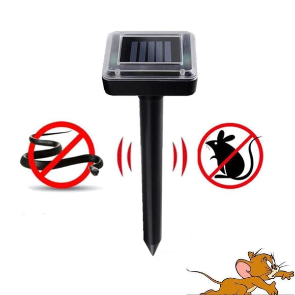 Repelente Solar Ultrasónico Espanta Plagas 24 Horas a Prueba de Agua