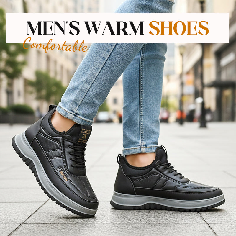 Bequeme warme Herrenschuhe: wasserdicht und rutschfest