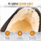 Bequeme warme Herrenschuhe: wasserdicht und rutschfest